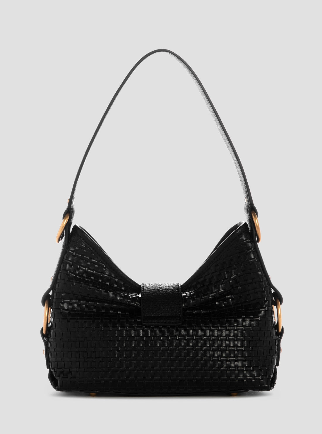 GUESS Womens Black Camden Mini Shoulder Bag WW930872 Back View