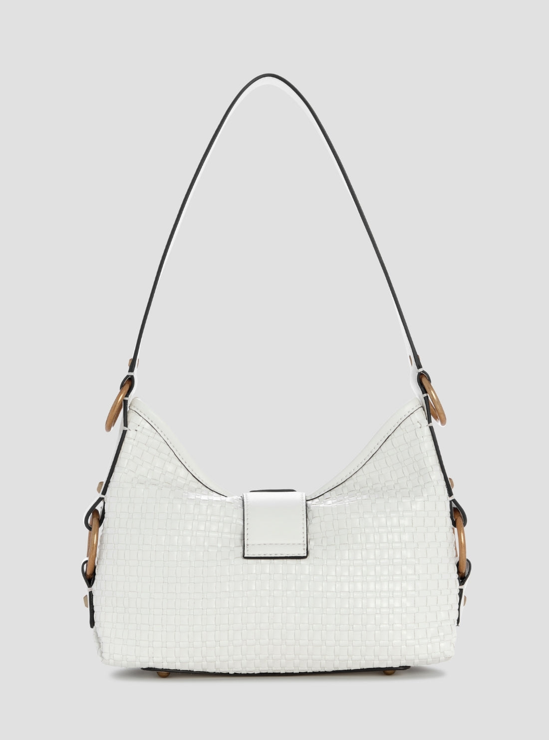 GUESS Womens White Camden Mini Shoulder Bag WW930872 Back View