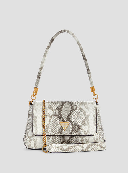 Snake Print Annita Shoulder Bag GUESS