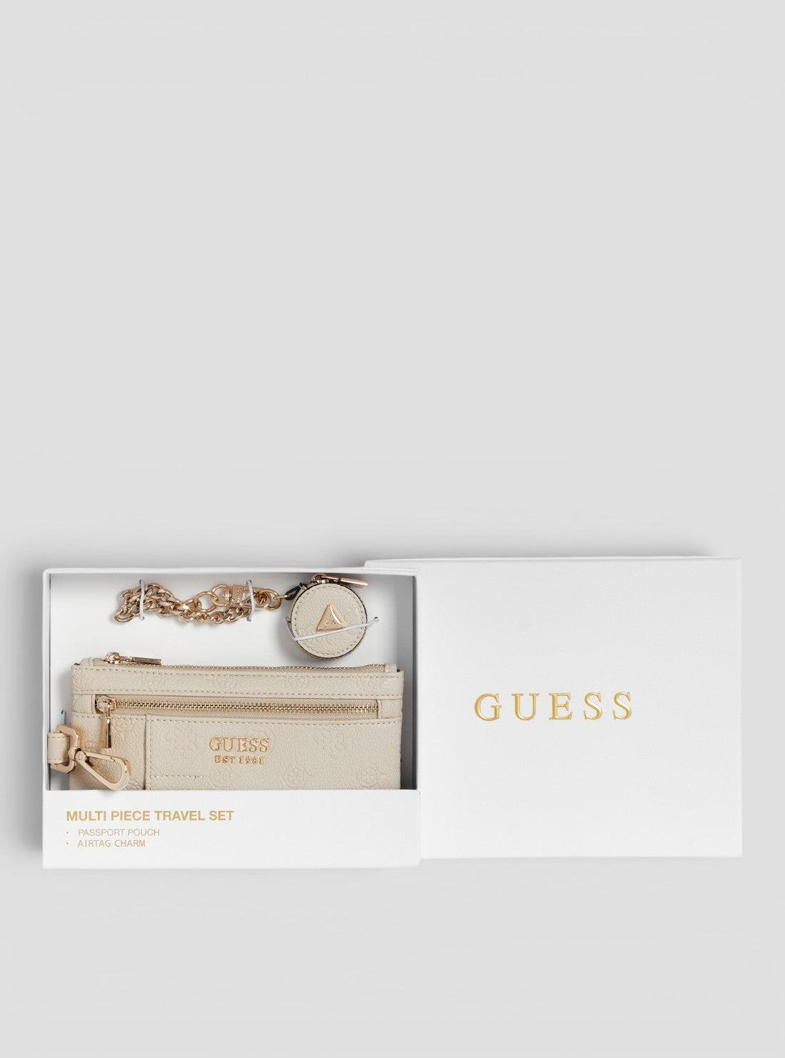 GUESS Accessories Bone Logo Blake Multi Piece Travel Set DP2222060 Box View