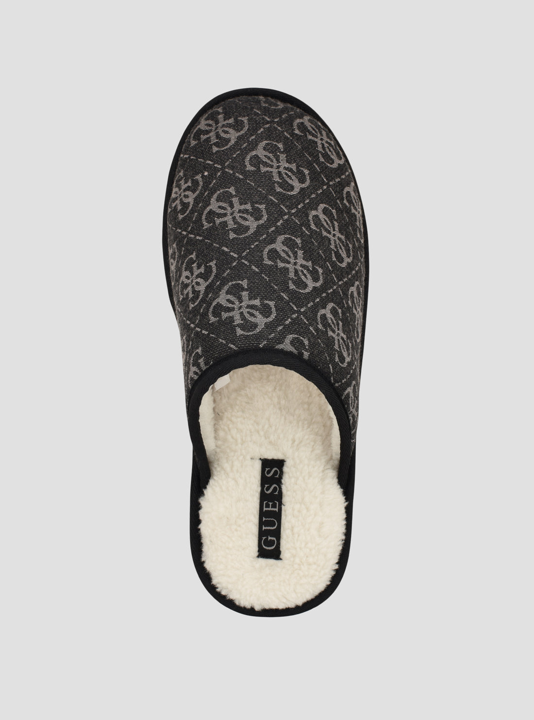 GUESS Footwear Black Logo Xellen Slippers XELLEN Top View