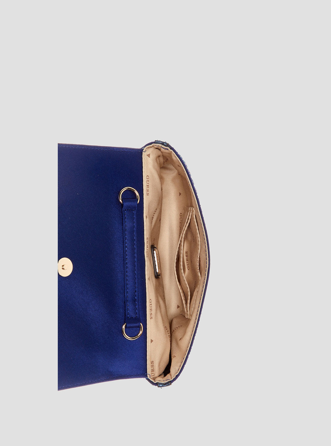 Blue Zalina Clutch Bag