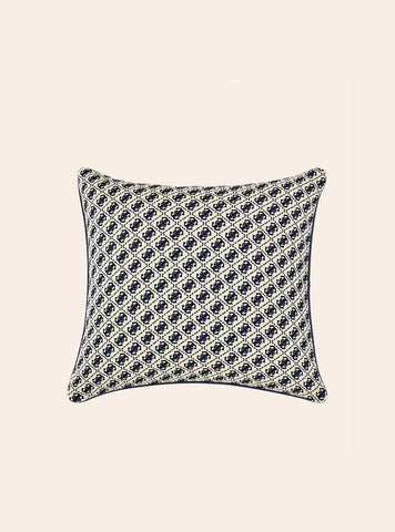 Blue Logo Jacquard Cushions