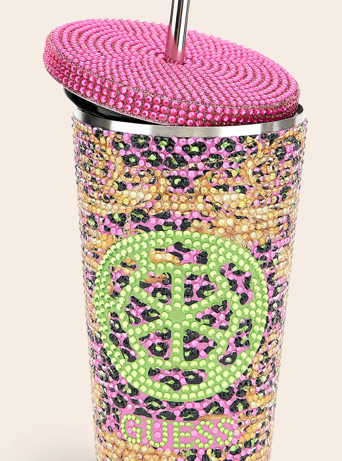 Pink Lime Logo Travel Tumbler Cup