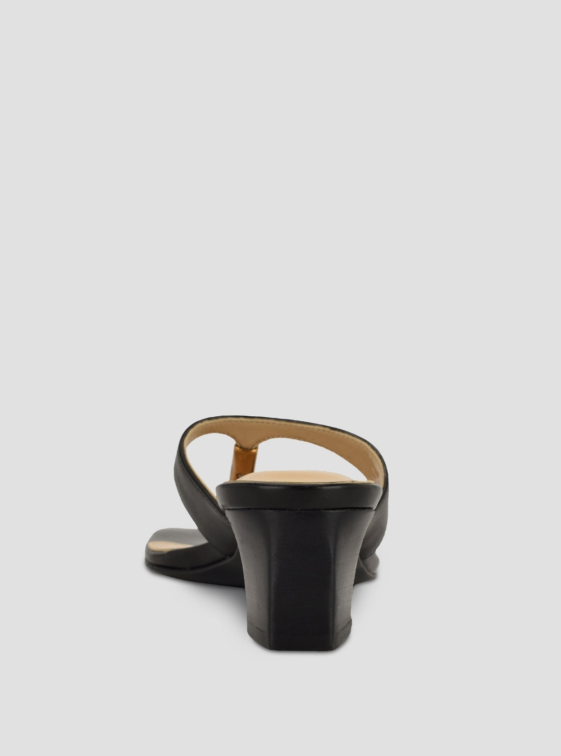 GUESS Footwear Black Yaiza Heels YAIZA Back View