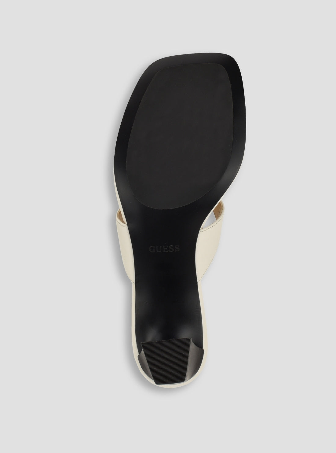 GUESS Footwear White Yaiza Heels YAIZA Bottom View