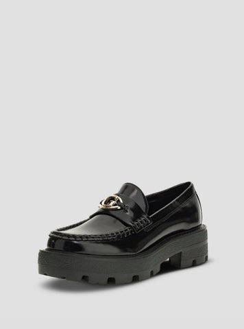 Black Yanika Loafers