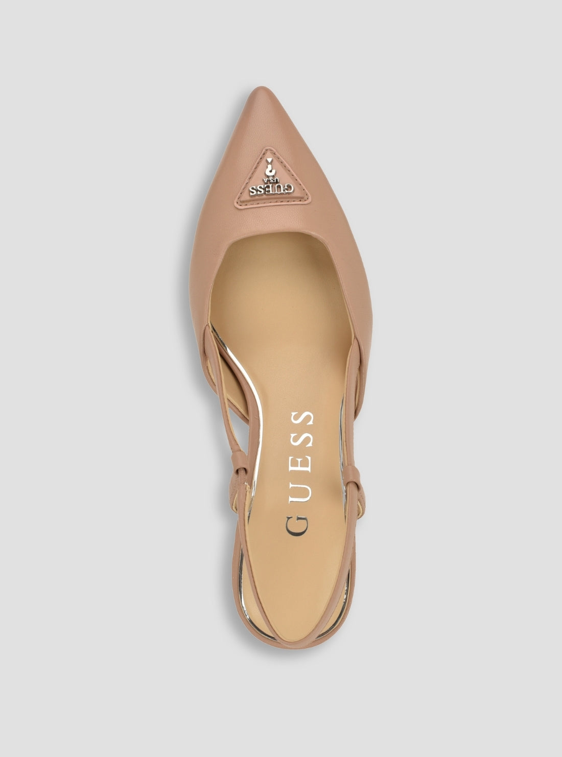 GUESS Footwear Dark Natural Yanno Pumps YANNO2 Top View2