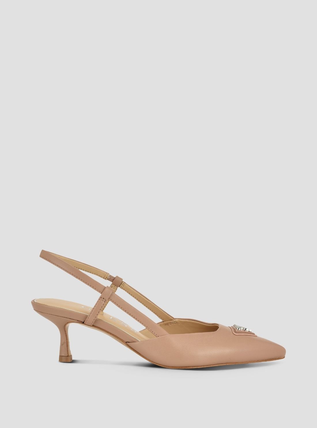 GUESS Footwear Dark Natural Yanno Pumps YANNO2 Side View2