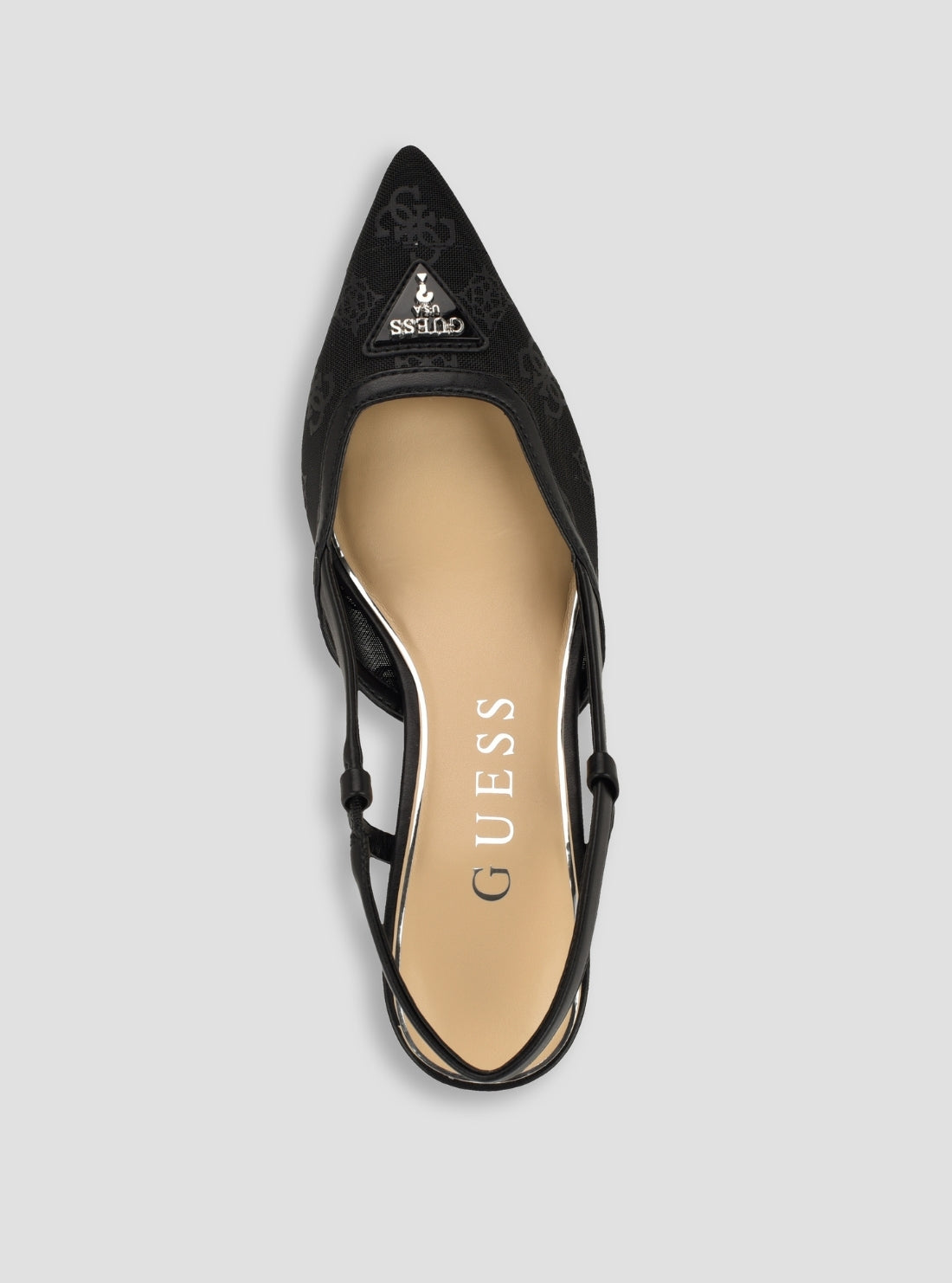 GUESS Footwear Black Yanno Pumps YANNO Top View