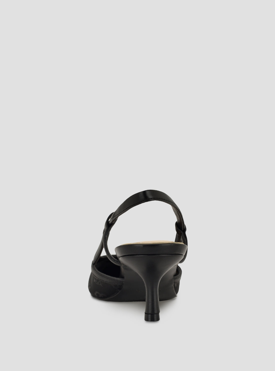 GUESS Footwear Black Yanno Pumps YANNO Back View