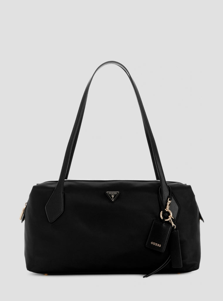 Black Hayley Shoulder Satchel Bag | GUESS