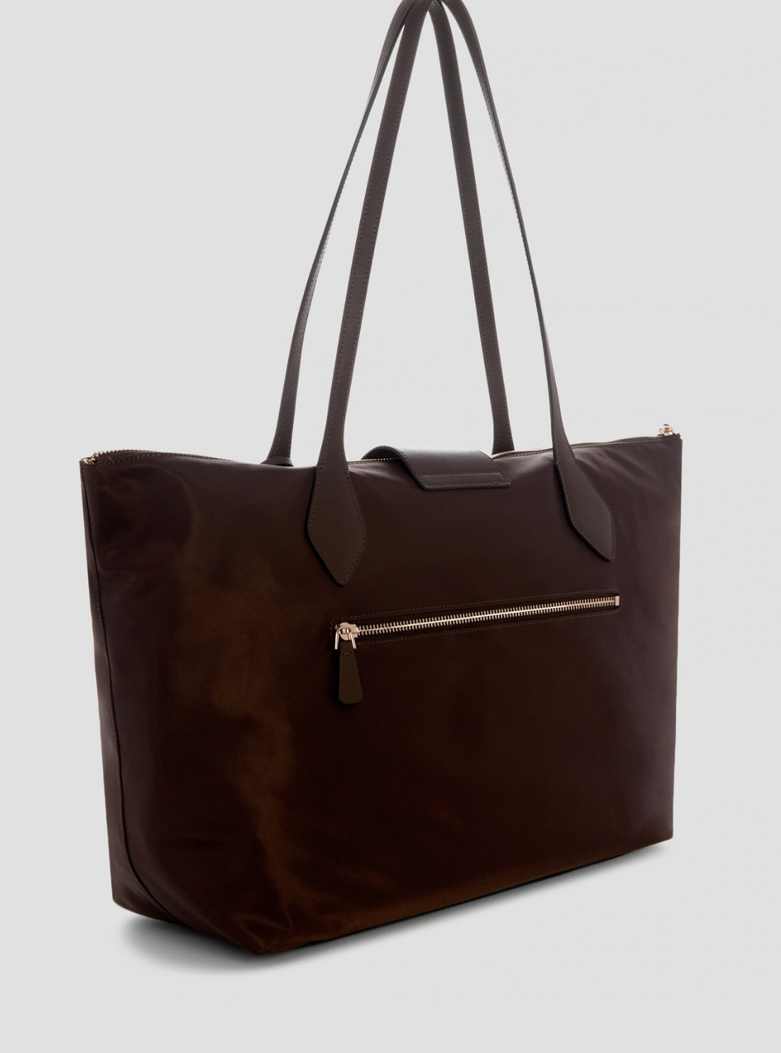 GUESS Womens Brown Hayley Tote Bag YG324423 Back View