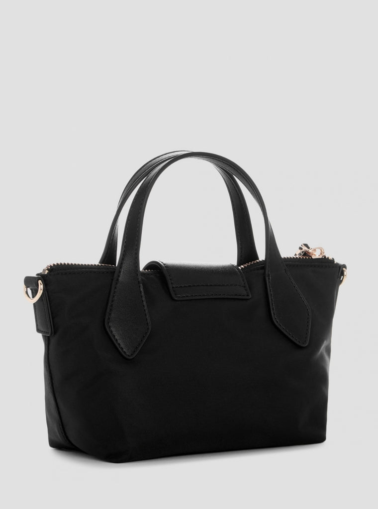 Black Hayley Mini Tote Bag | GUESS