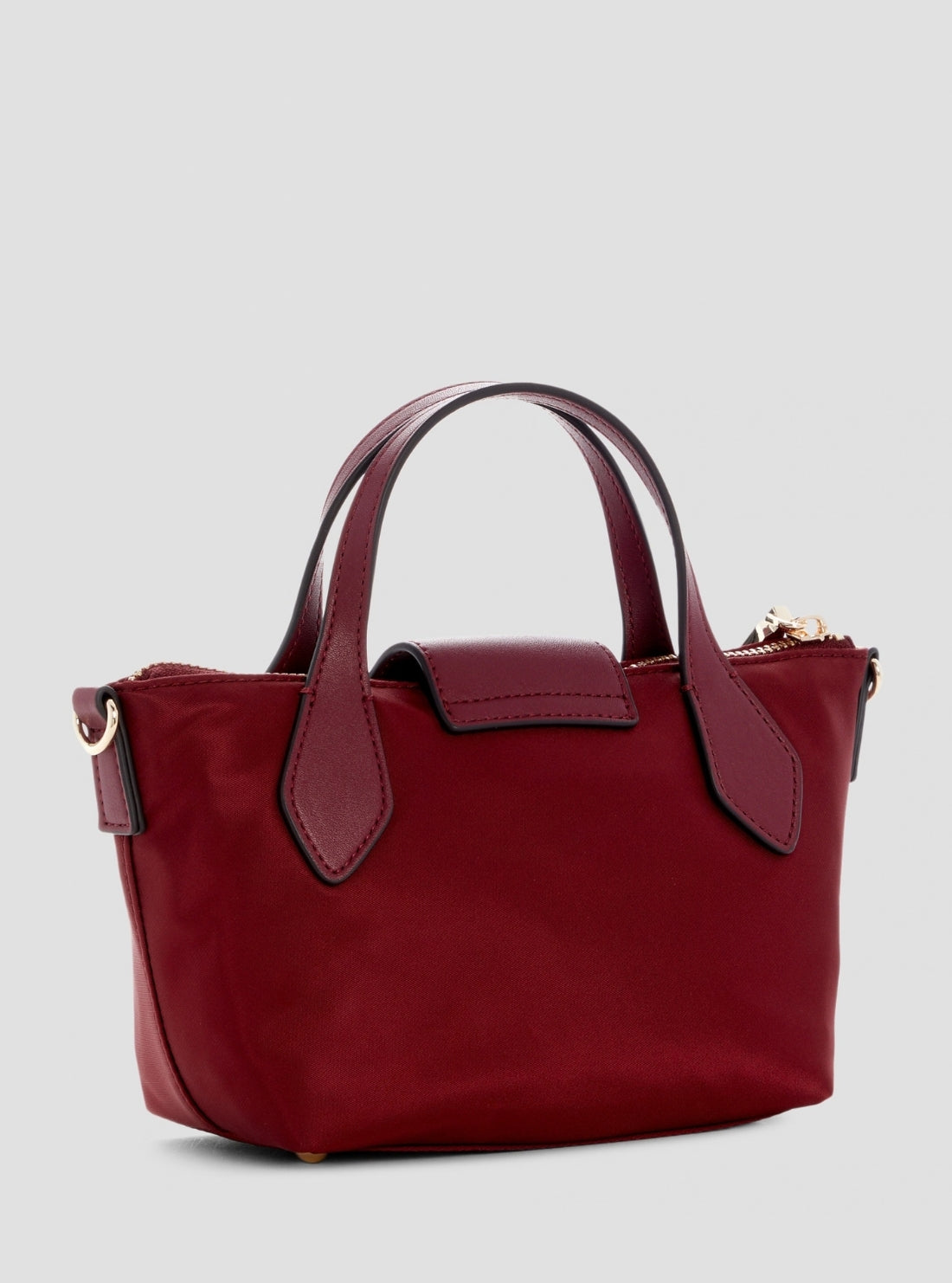 GUESS Womens Red Hayley Mini Tote Bag YG324476 Back View