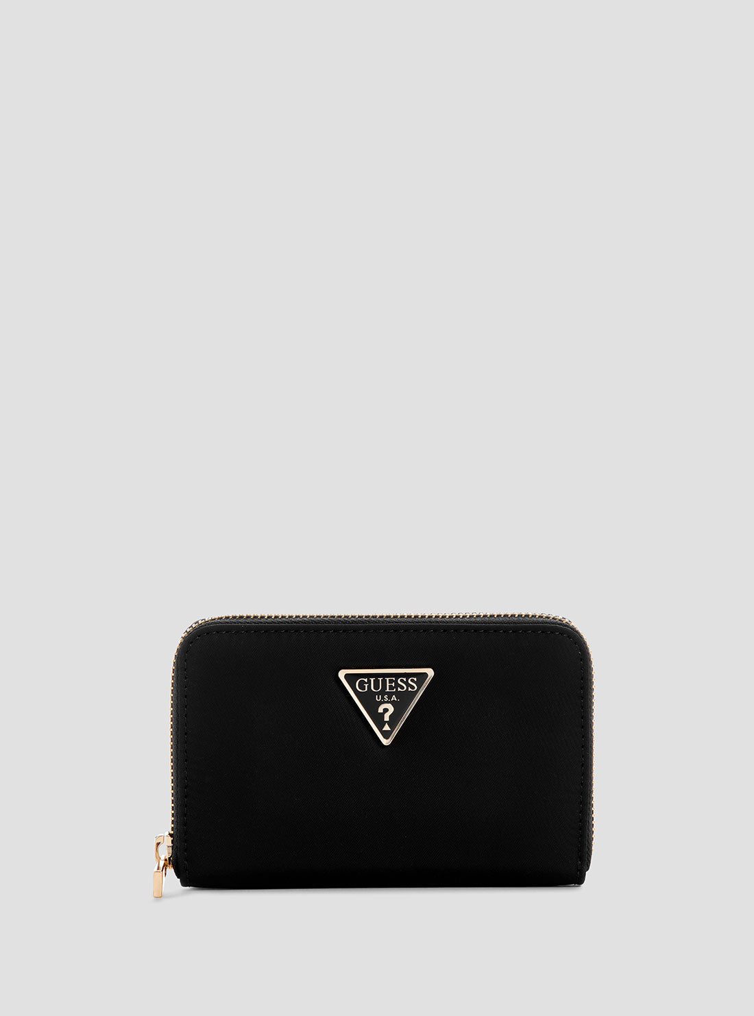 GUESS Eco Black Gemma Medium Wallet front view