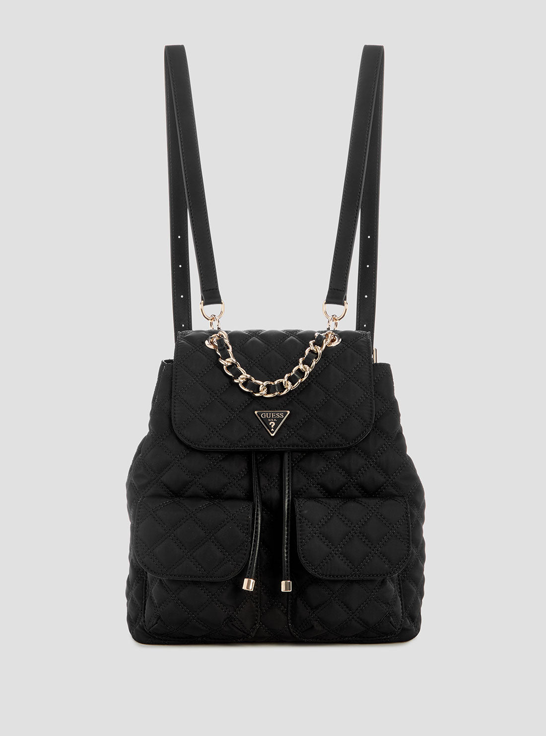 Black Giully Flap Backpack
