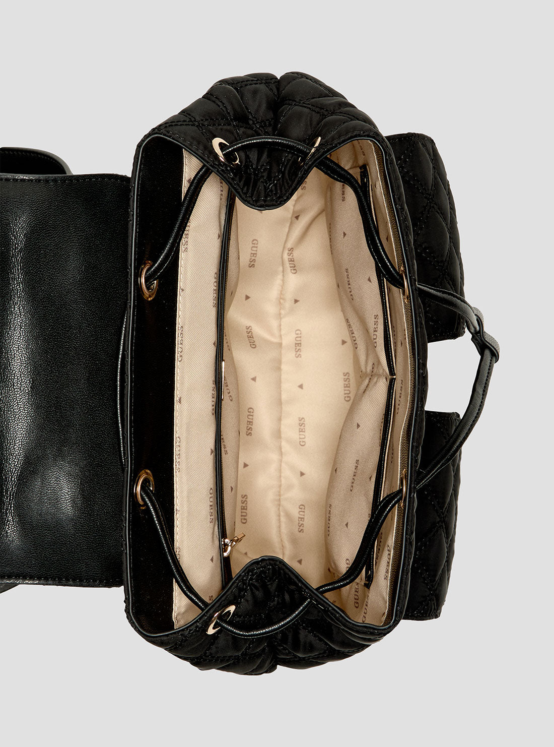 Black Giully Flap Backpack