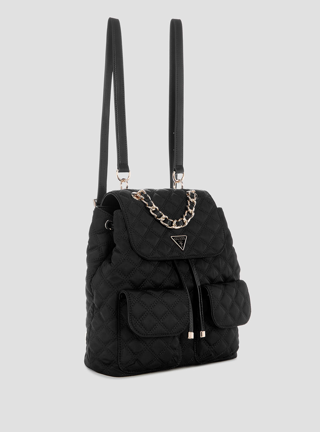 Black Giully Flap Backpack
