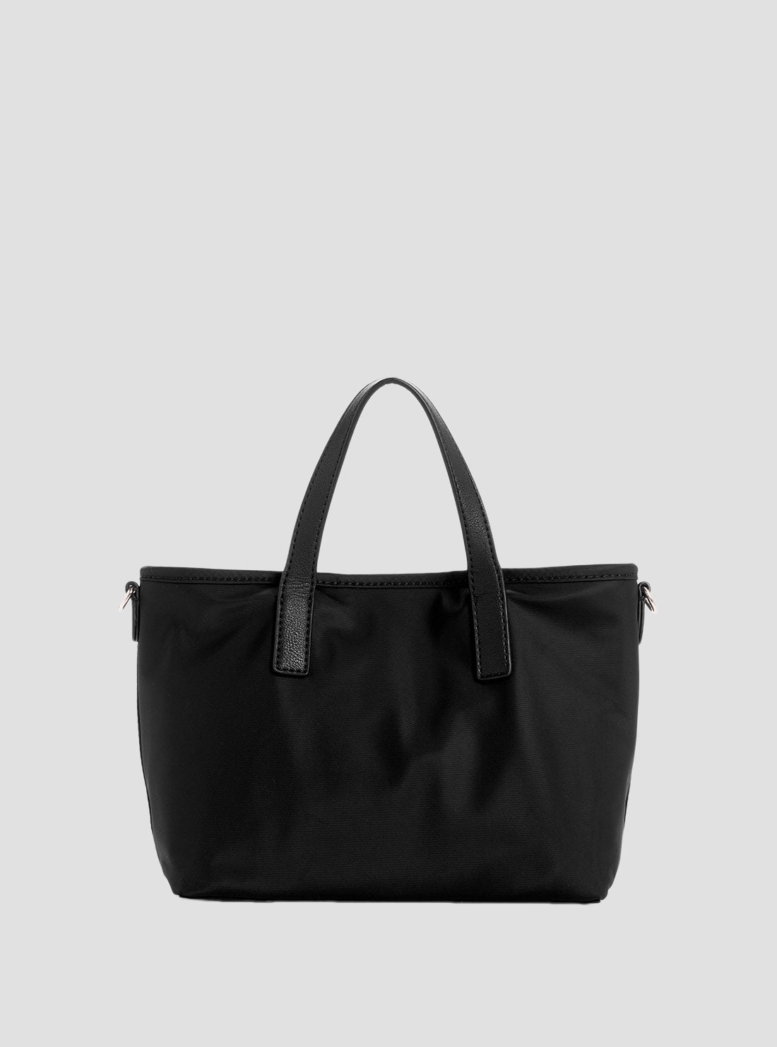 GUESS Womens Black Latona Mini Tote Bag YY921175 Back View