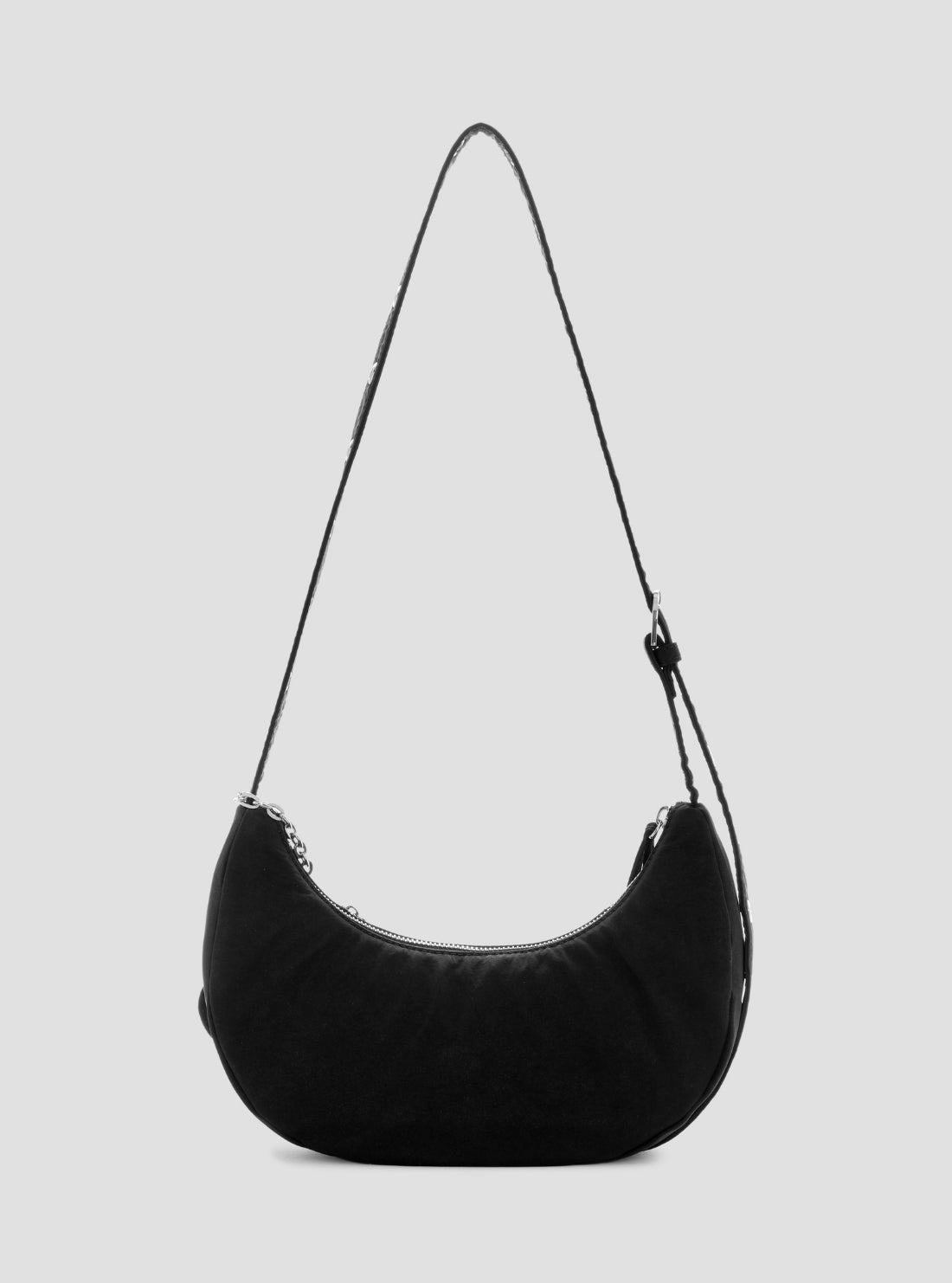 GUESS Womens Black Sasha Hobo Shoulder Bag YY975101 Back View