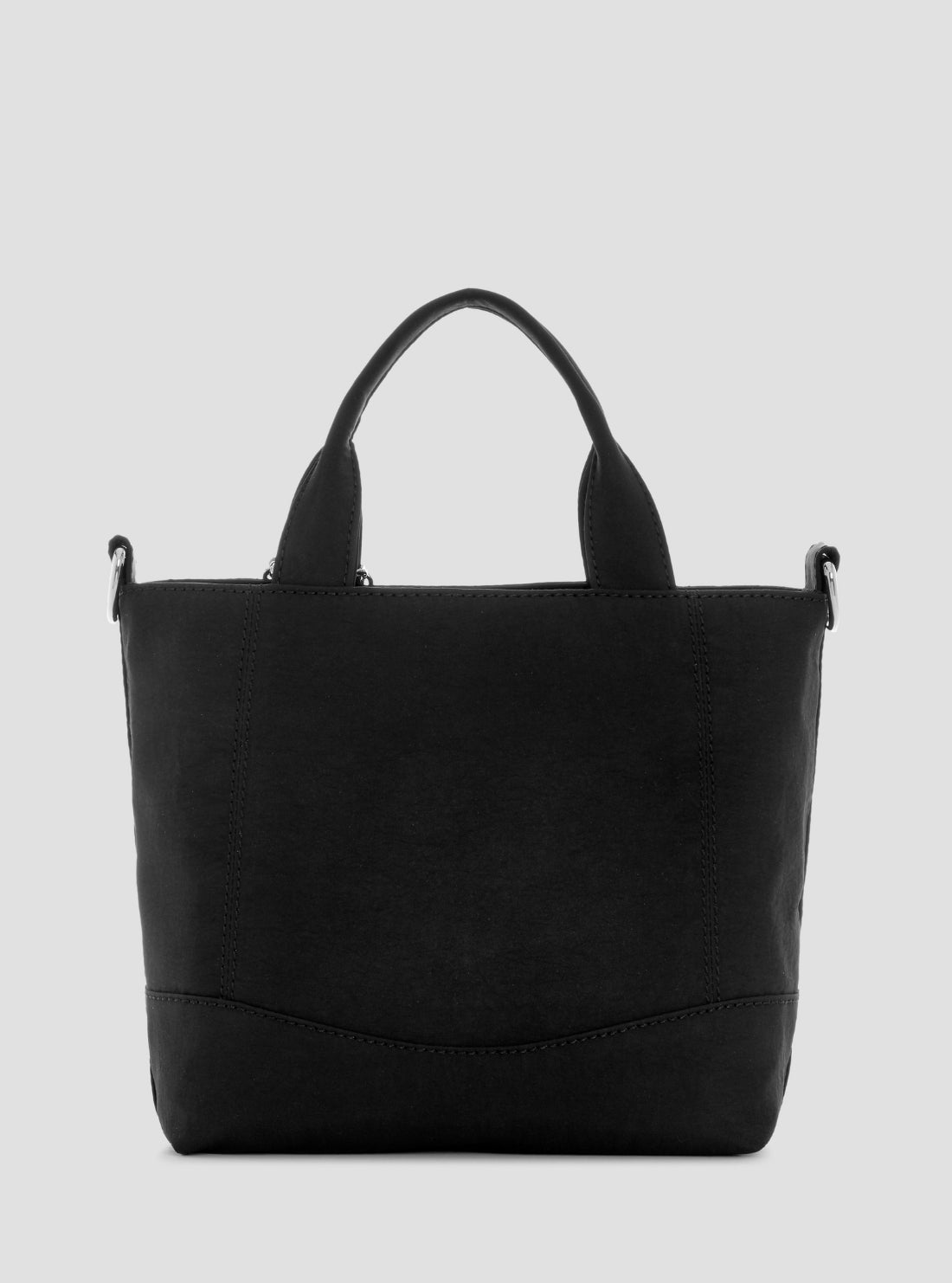 GUESS Womens Black Sasha Mini Tote Bag YY975175 Back View