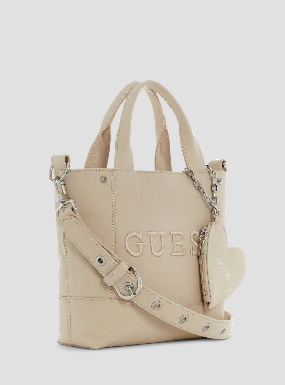 GUESS Womens Stone Sasha Mini Tote Bag YY975175 Side View