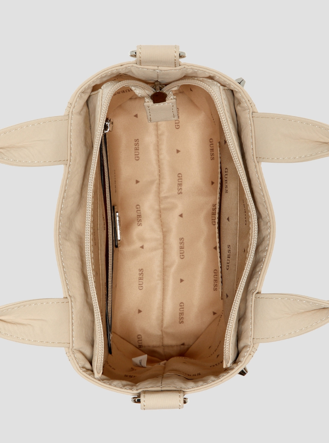 GUESS Womens Stone Sasha Mini Tote Bag YY975175 Inside View