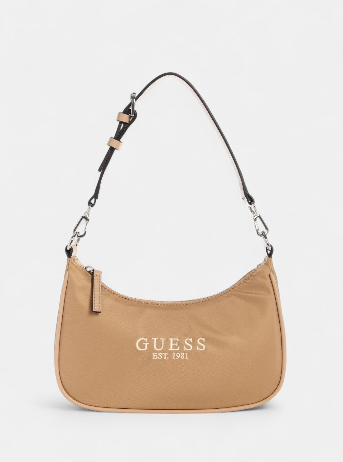 GUESS Womens Beige Arona Shoulder Bag YZ921818 Front View