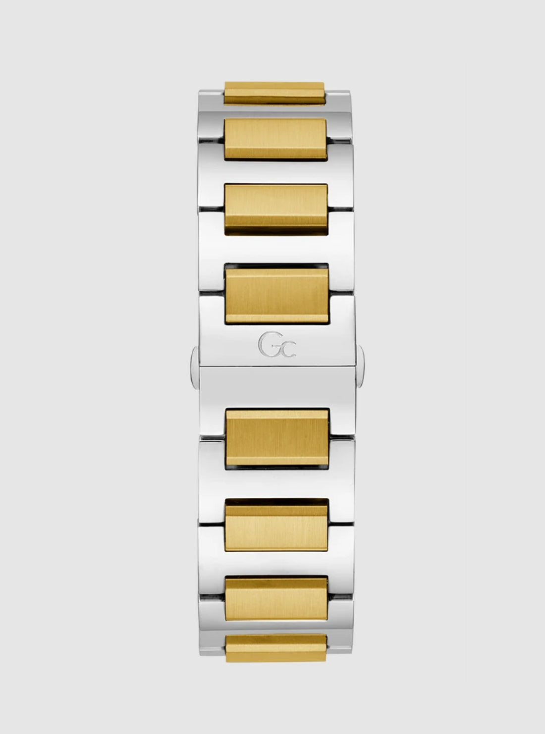GUESS Accessories Silver Gold GC Legacy Chronograph Watch Z18003G9MF Back View