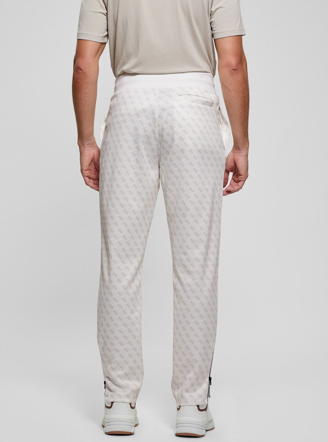 GUESS Mens Eco White Logo Korbin Trackpants Z2BB05FL04Q Back View