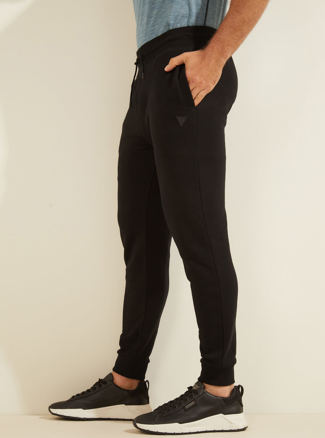 GUESS Black Aldwin Long Pants side view