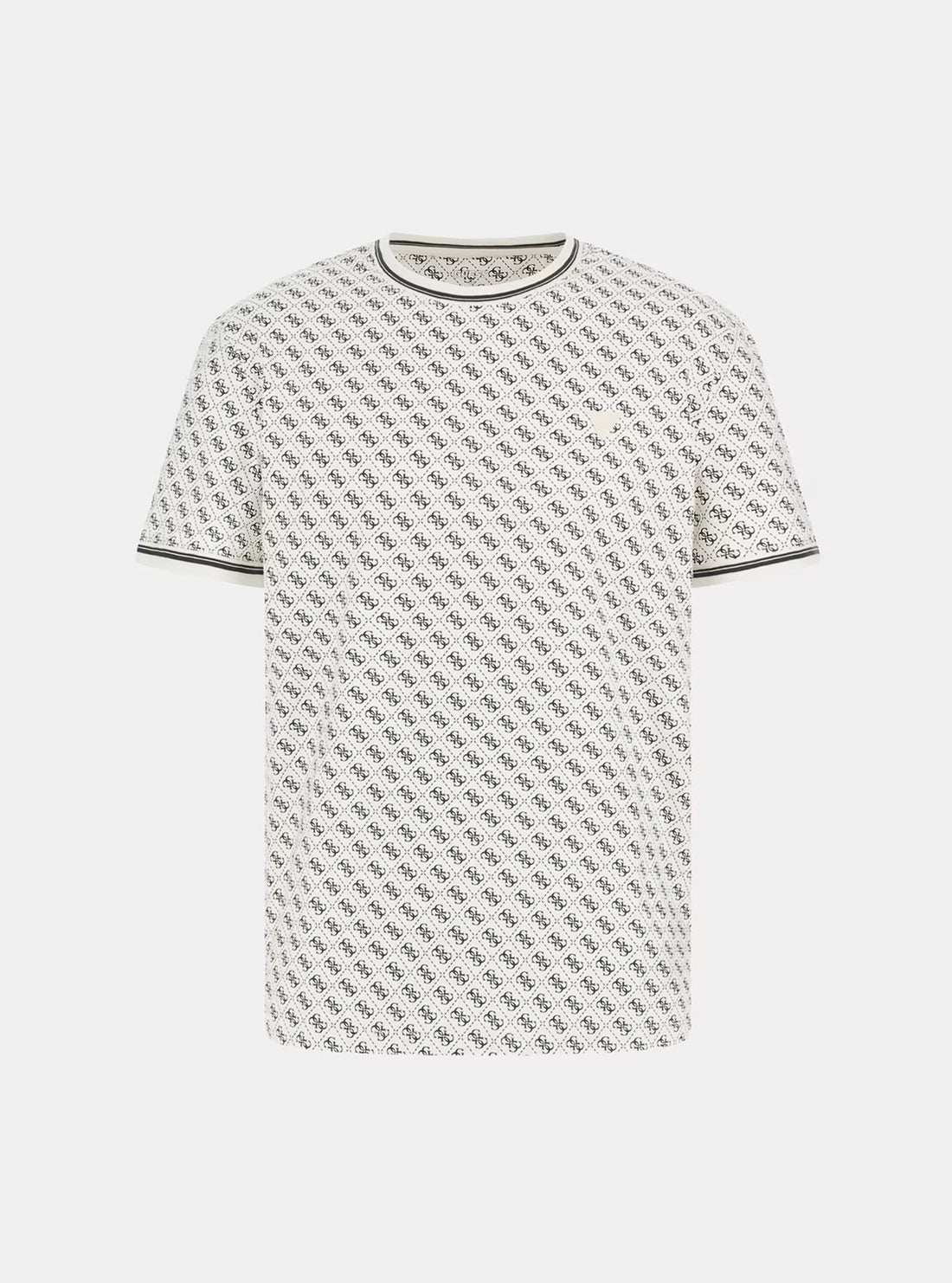 GUESS Mens Eco White Marshall Active T-Shirt Z2YI05J1314 Flatlay