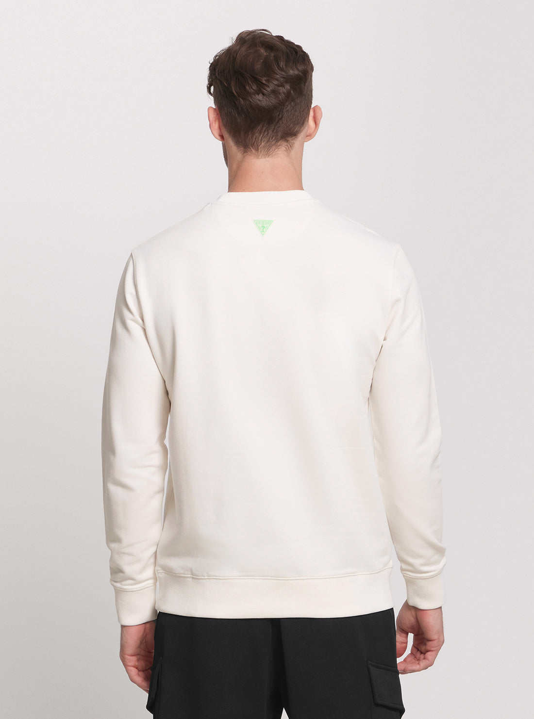 GUESS Eco White Zubin Jumper back view