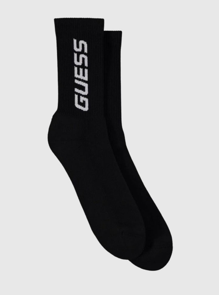 GUESS Accessories Black Arlo Sport Socks Z4YZ02ZZ00I Front View