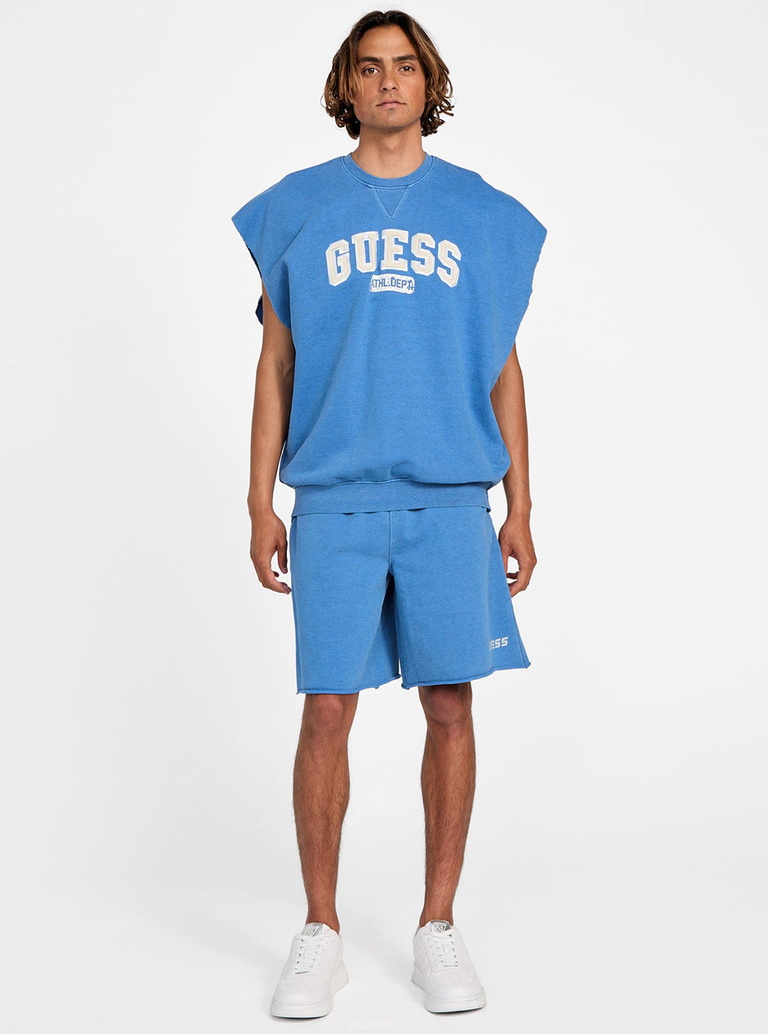 GUESS Men's Blue Allium Short Z5GD13KCQZ1 Full View