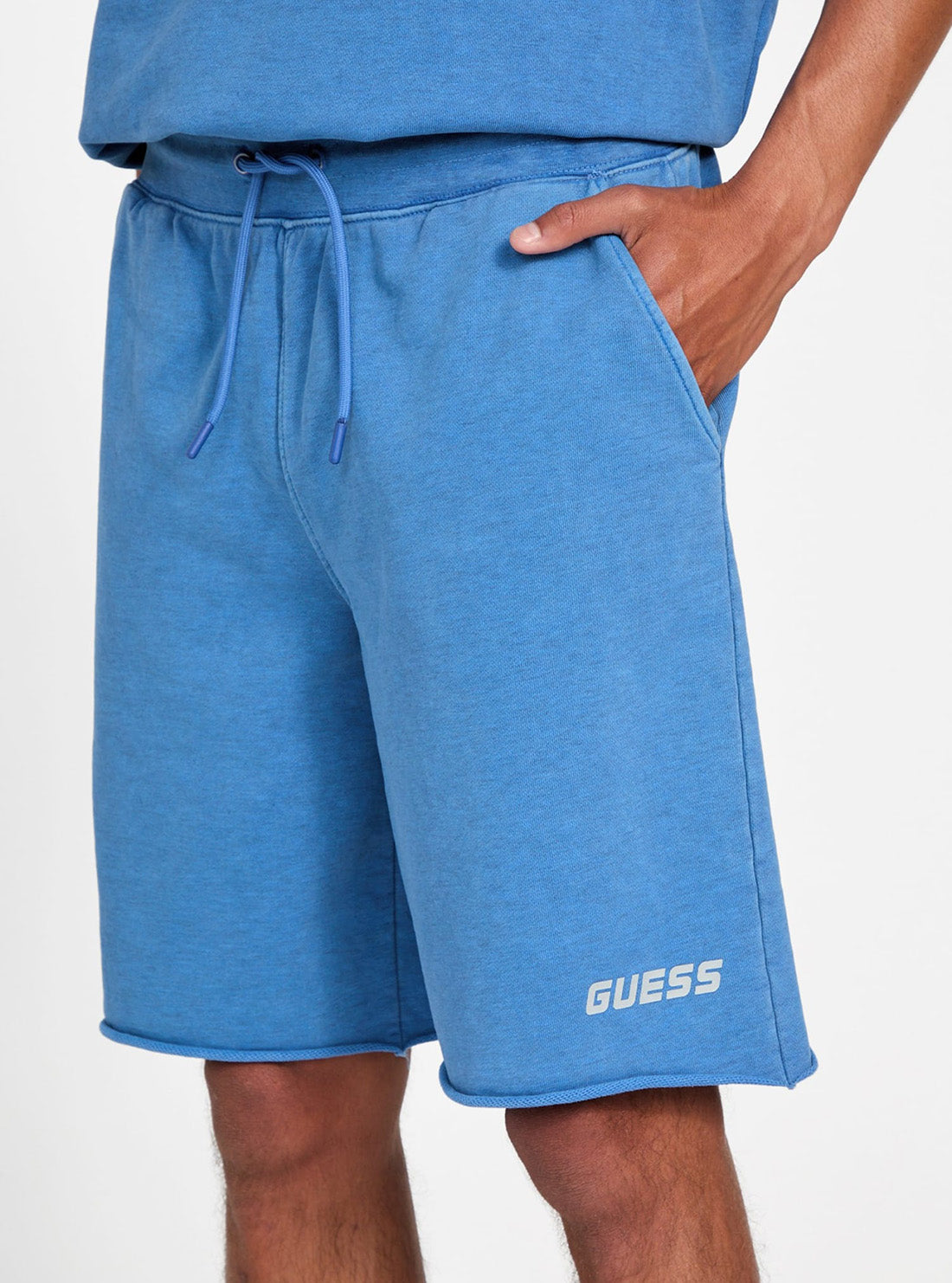 GUESS Men's Blue Allium Short Z5GD13KCQZ1 Side View