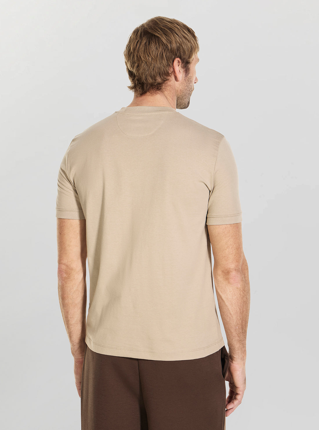 GUESS Mens Impact Grey Iginio T-Shirt Z6GI11K2861 Back View