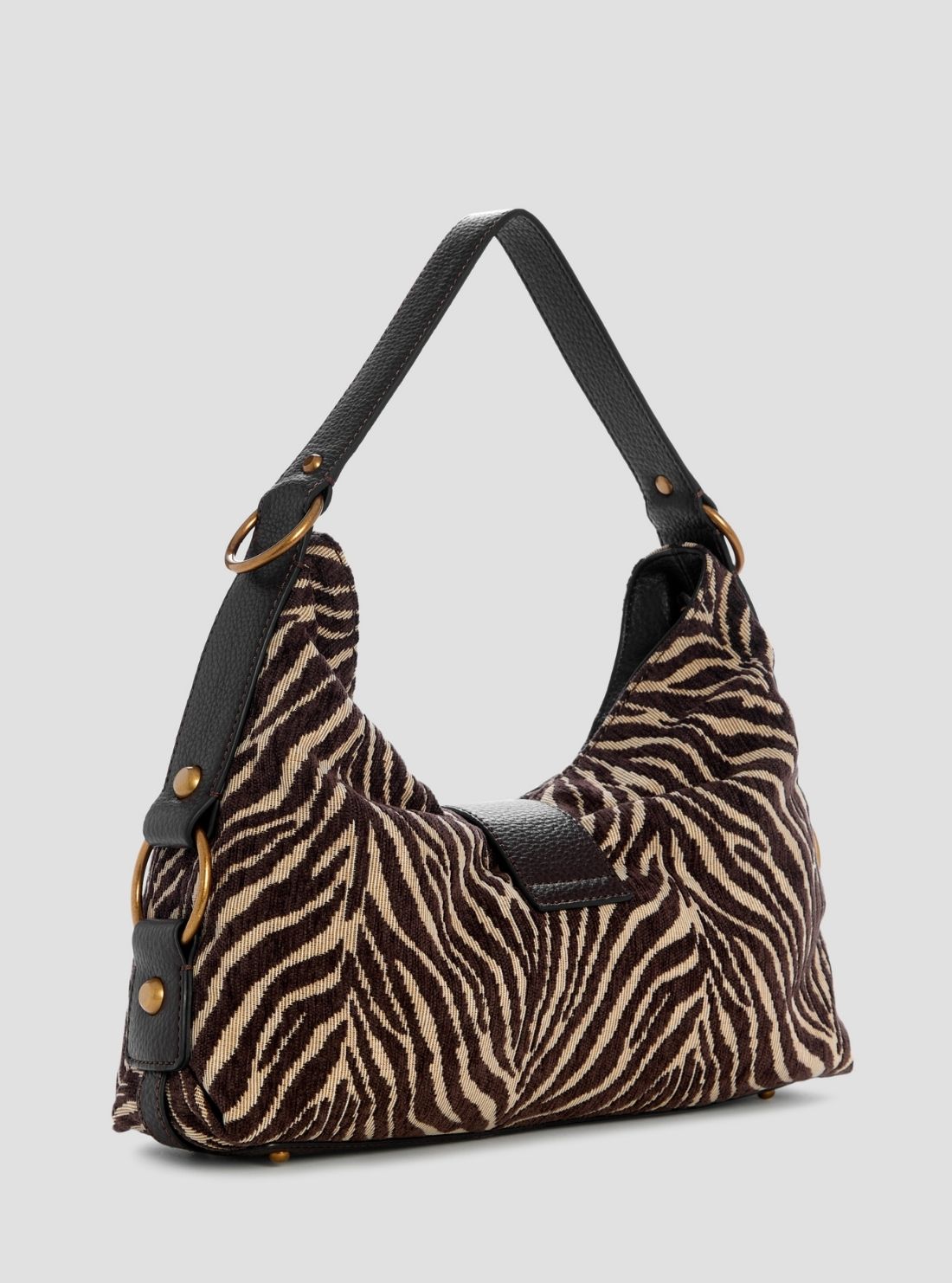 GUESS Womens Zebra Camden Shoulder Bag ZB930818 Back View