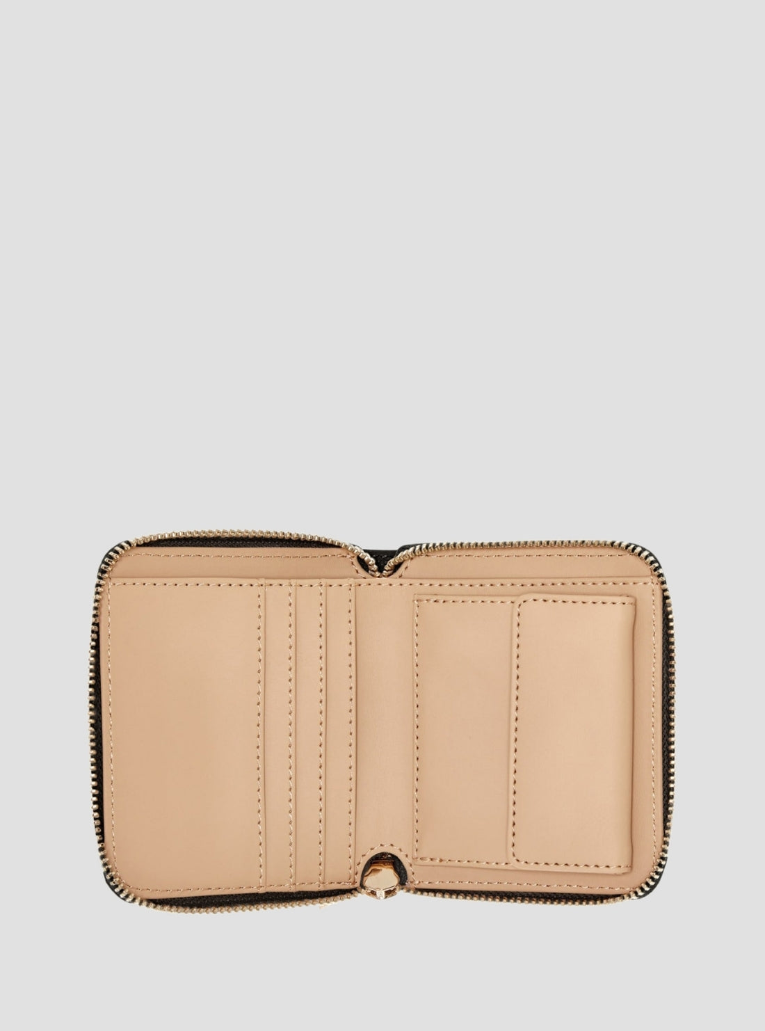 GUESS Womens Black Laurel Small Zip Around Wallet ZG7459137 Inside View