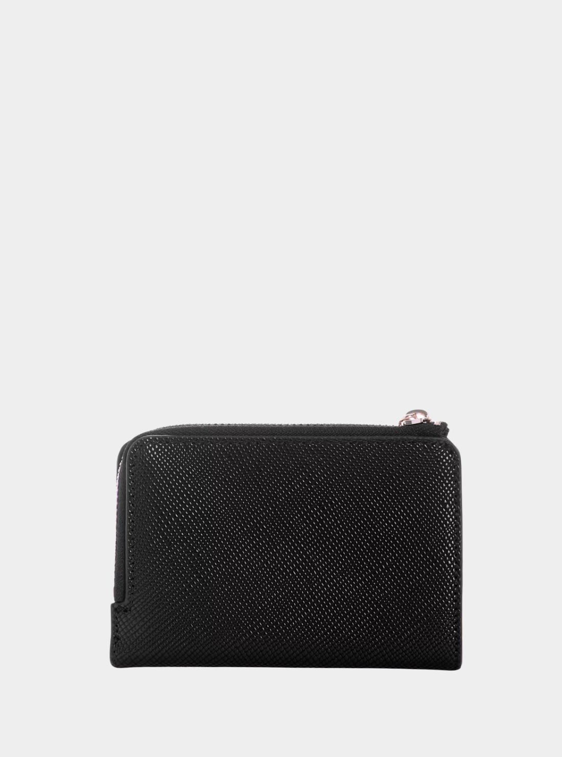 GUESS Womens Black Laurel Zip Card Case Wallet ZG7459156 Back View