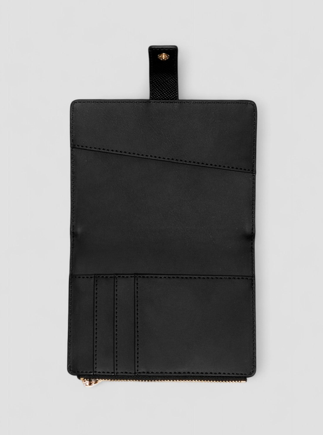 GUESS Womens Black Laurel Passport Case ZG7459158 Inside View