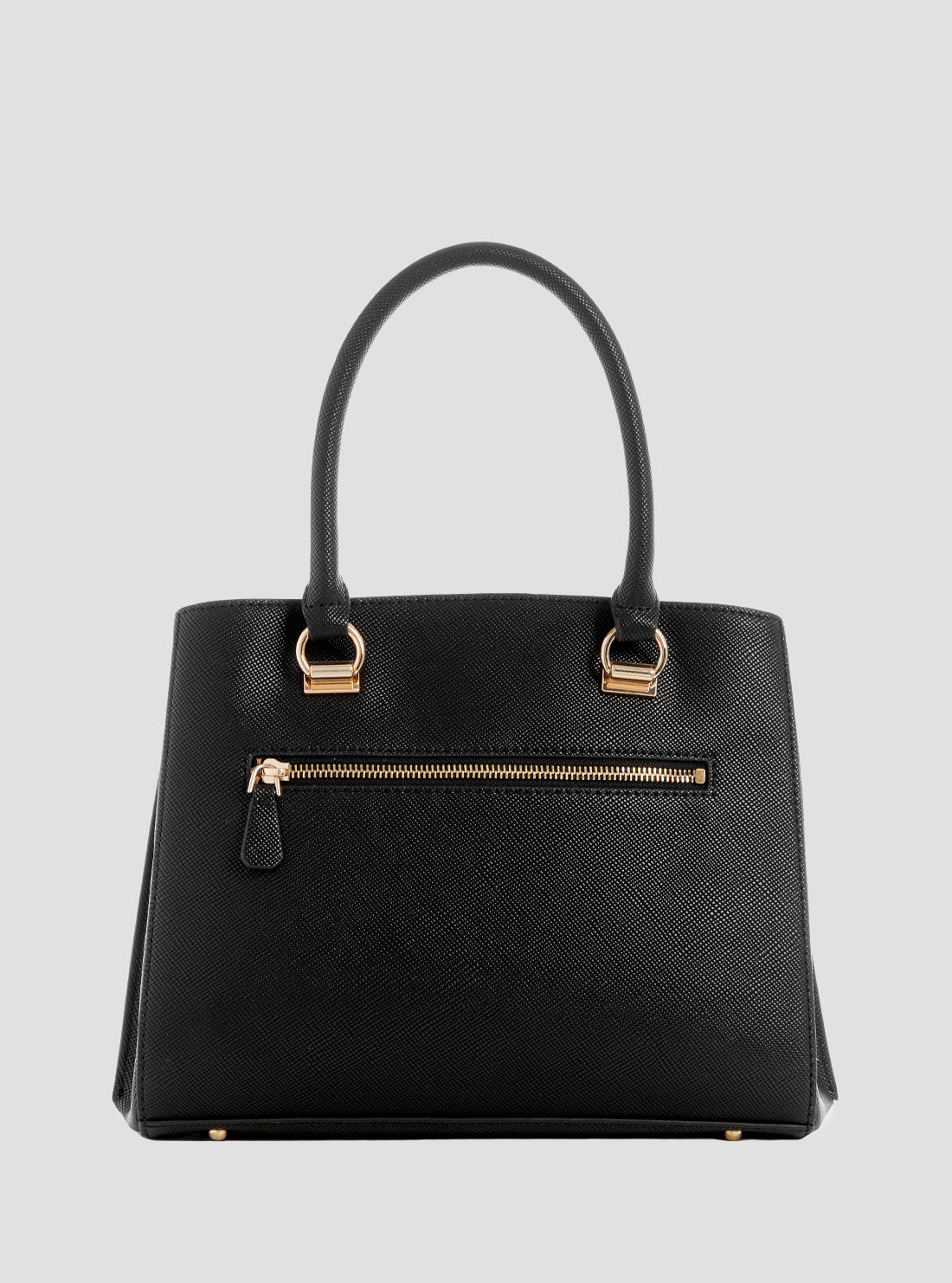 GUESS Womens Black Noelle Girlfriend Satchel Bag ZG787906 Back View