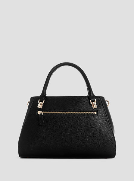 Black Noelle Luxury Satchel Bag | GUESS