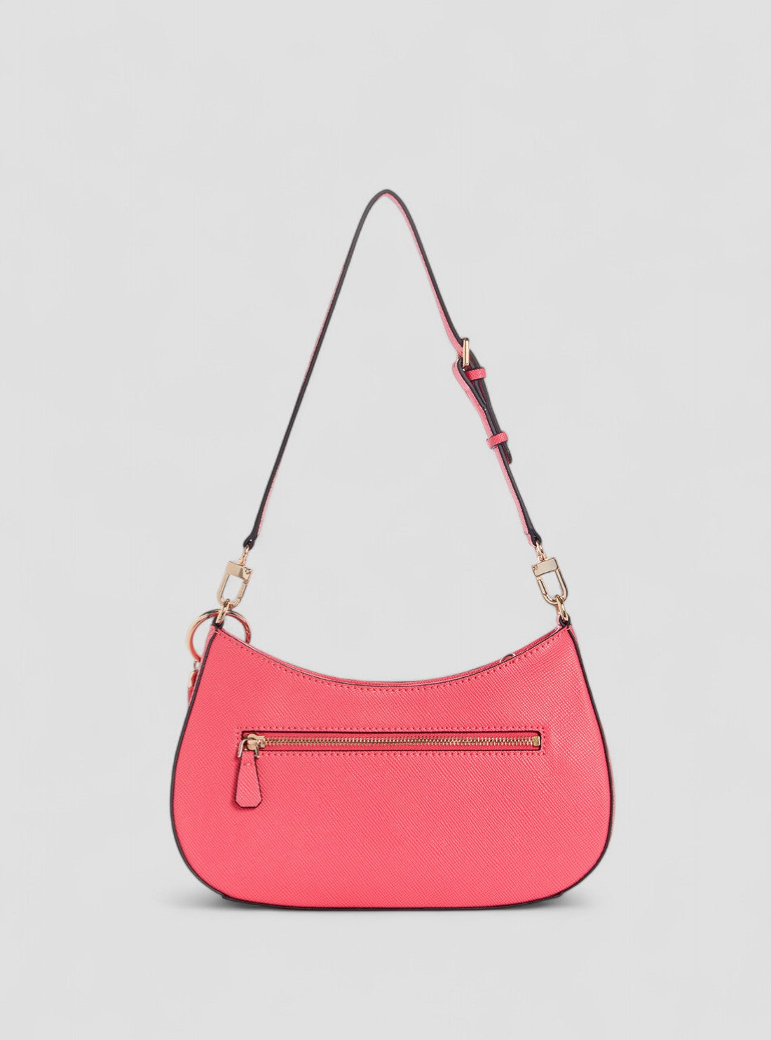 GUESS Womens Magenta Noelle Shoulder Bag ZG787918 Back View