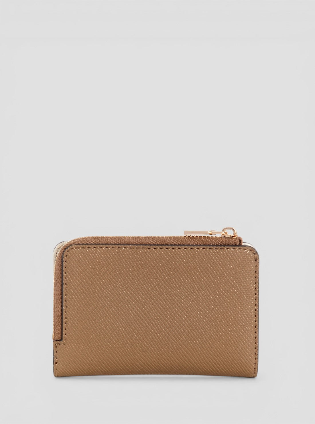 GUESS Womens Brown Laurel Zip Around Card Case ZG8500156 Back View