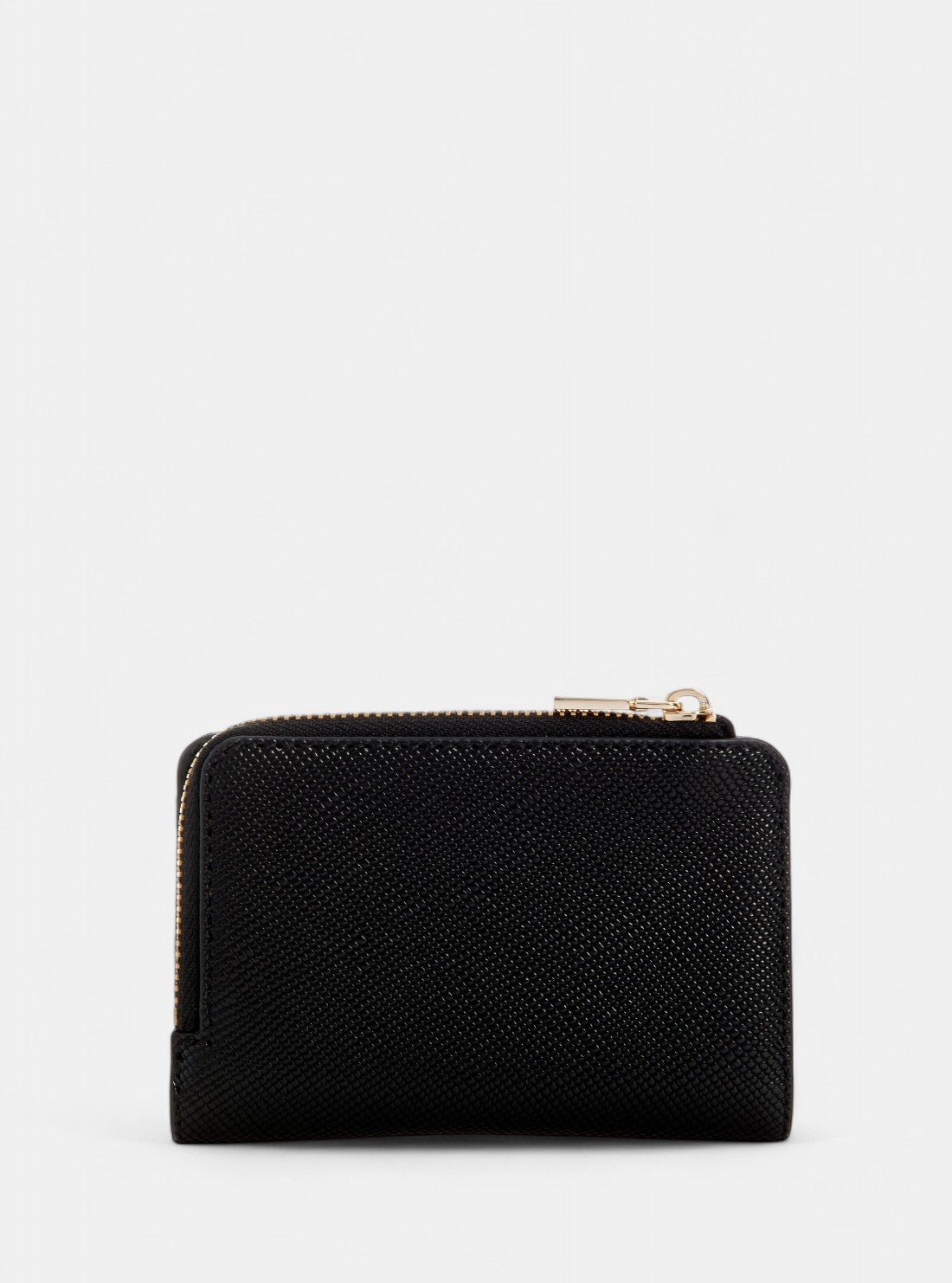 GUESS Womens Black Bolena Zip Around Card Case Wallet ZG9207156 Back View