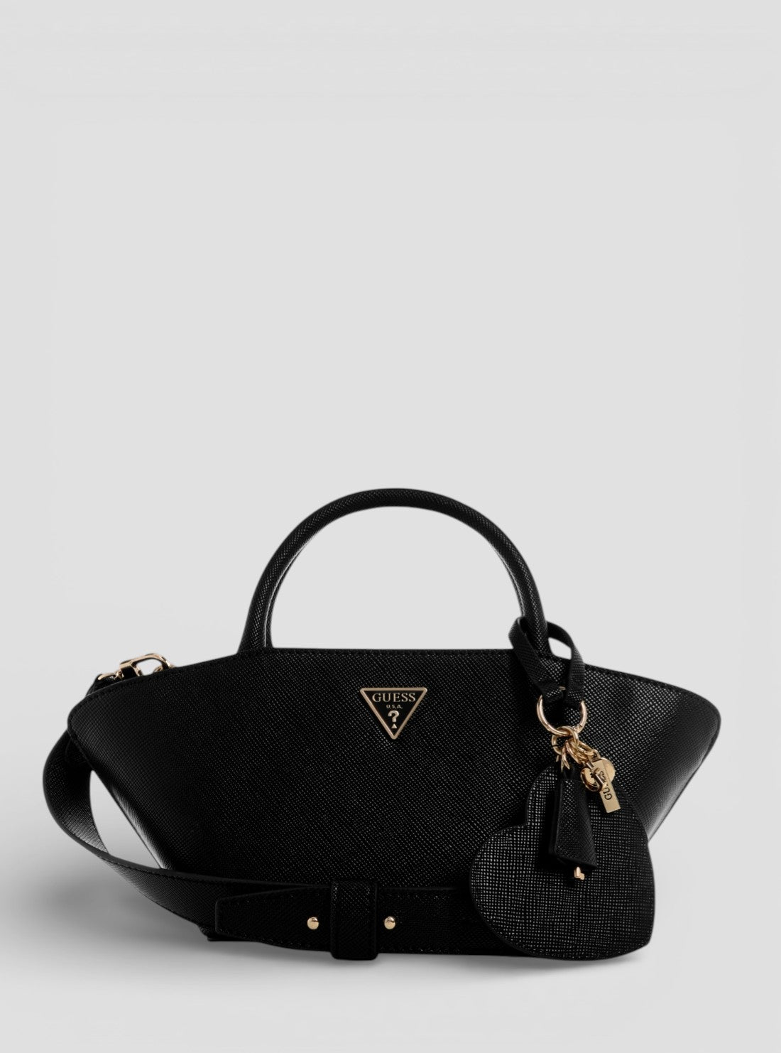 【ブラック(BLA)】GUESS ショルダーバッグ サッチェル (W)BOLENA Mini Satchel Black Bolena Mini Satchel | GUESS