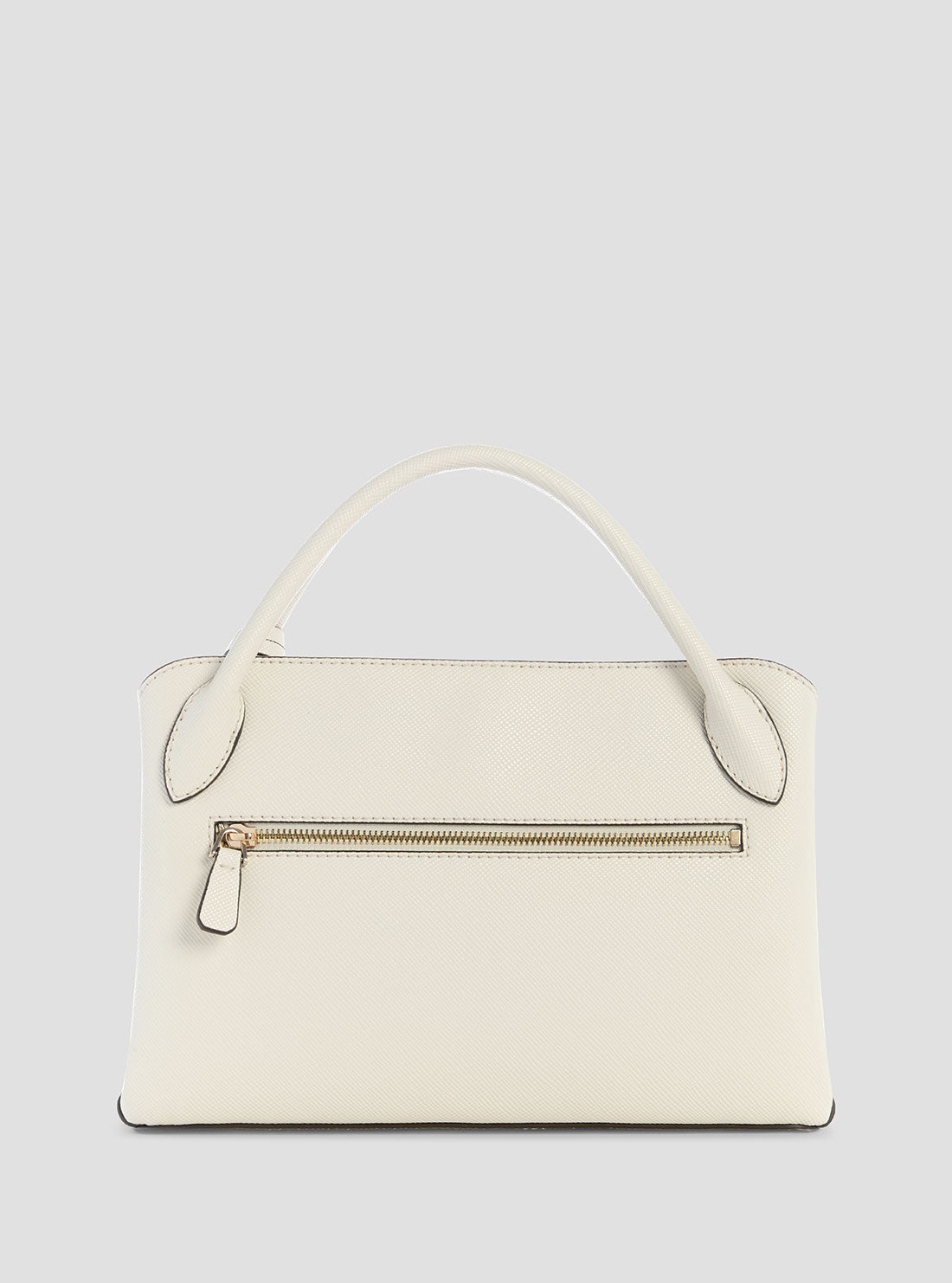 GUESS Womens White Fedana Satchel Bag ZG964306 Back View