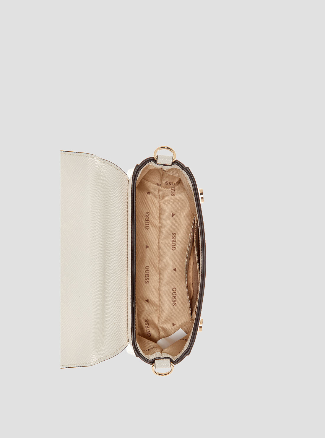 White Fedana Mini Top Handle Bag